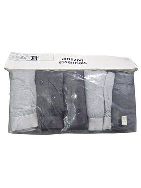 NIP | Amazon Essentials Men's 5-Pack Cotton Stretch Knit Boxer Briefs | 4XL Big